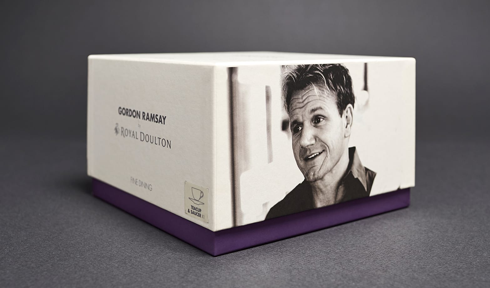 Gordan Ramsay and Royal Doulton packaging