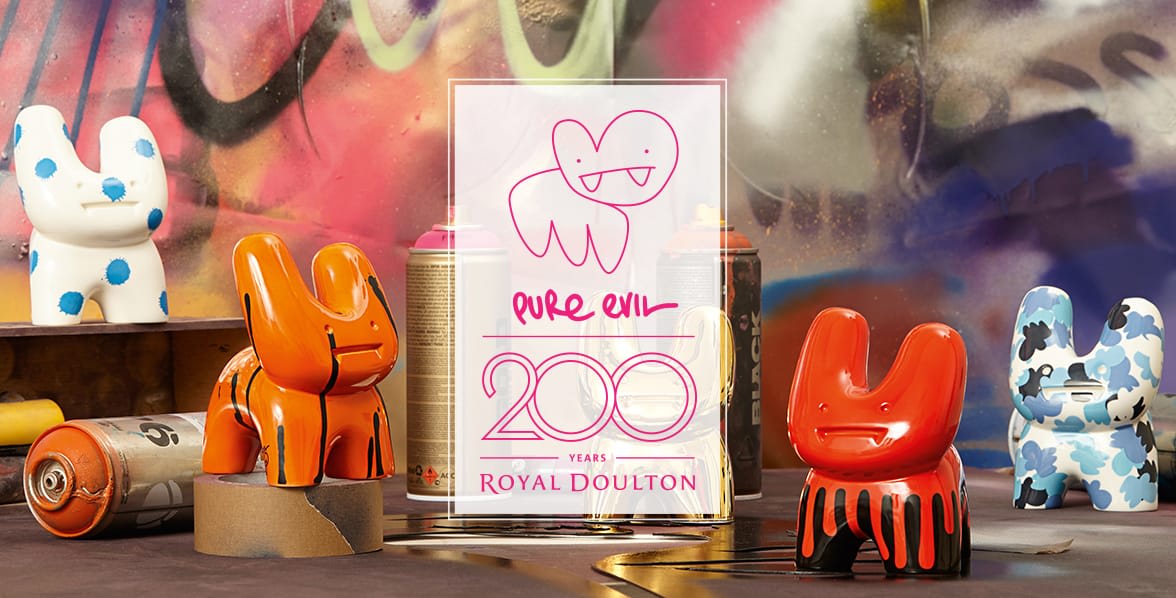 Pure Evil and 200 years Royal Doulton collaboration