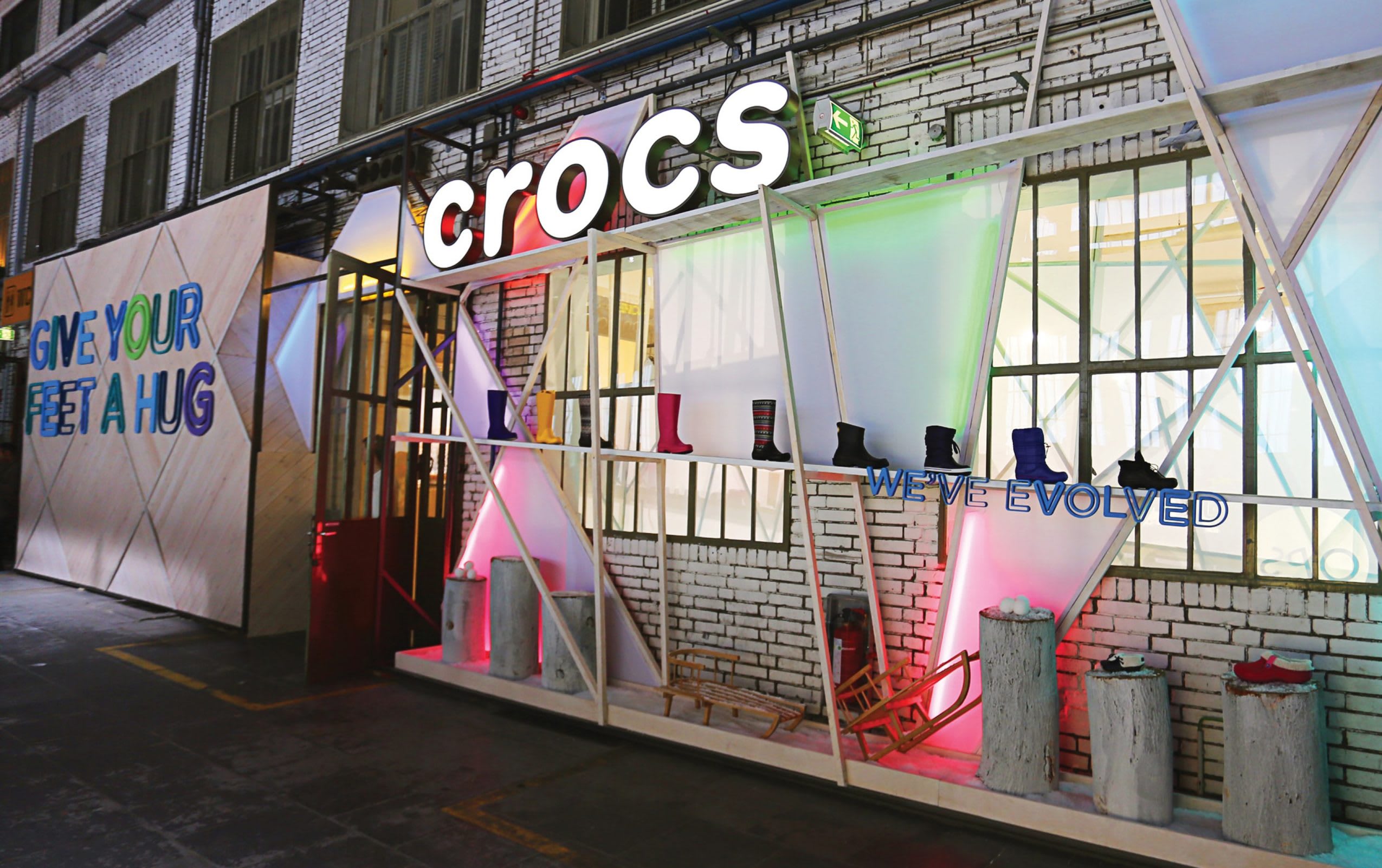 Crocs pop-up event