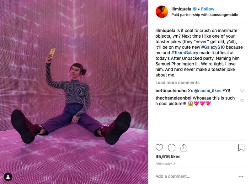 @limiquela instagram post 2