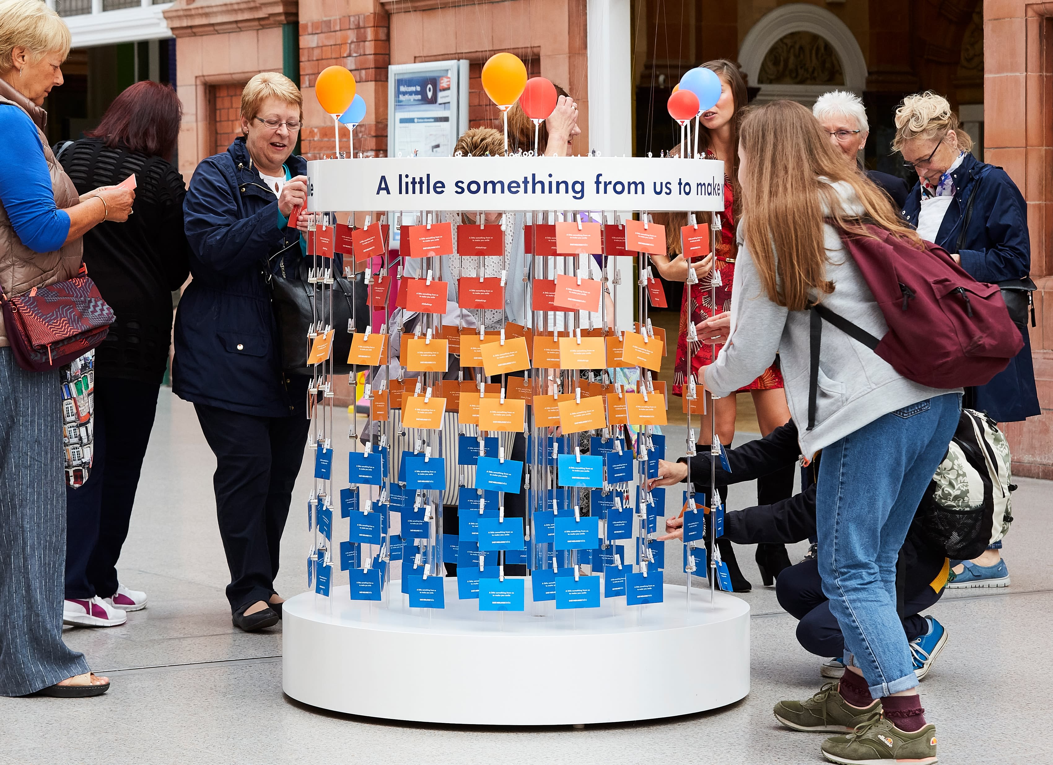 East Midlands Trains 'A little something from us' campaign