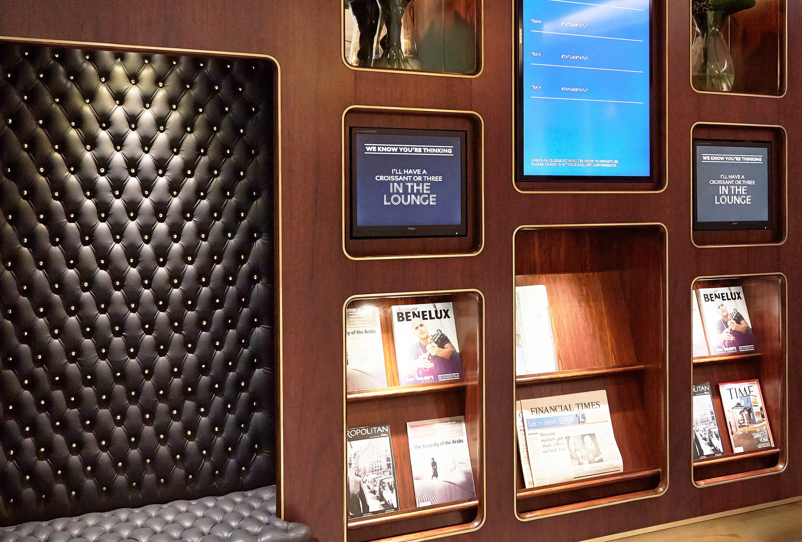 Eurostar lobby interior design