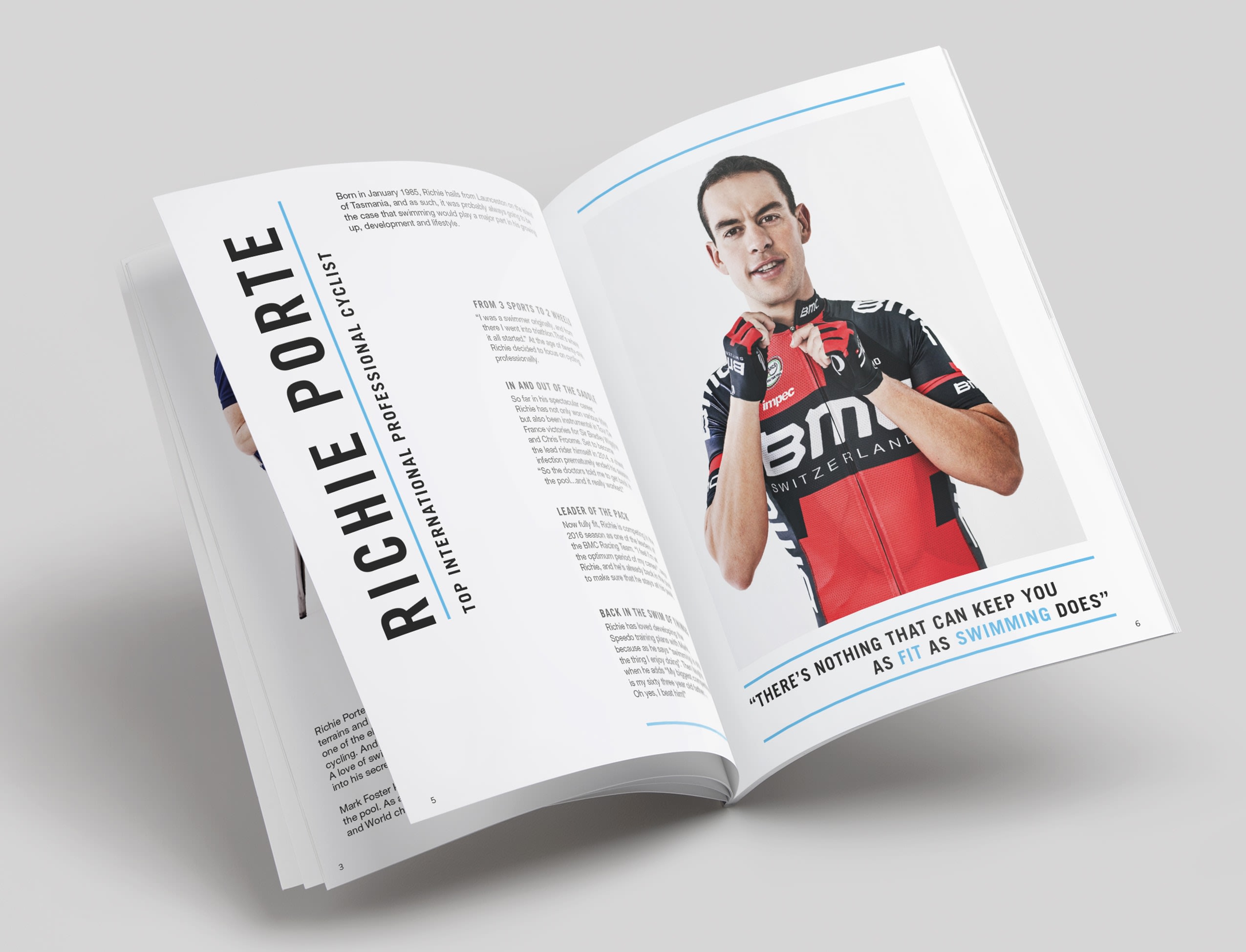 Magazine article of Richie Porte