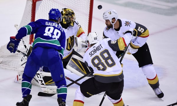 NHL: Vegas Golden Knights at Vancouver Canucks