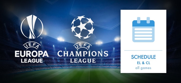 Champions League playing dates