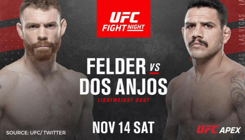 ufc paul felder rafael dos anjos