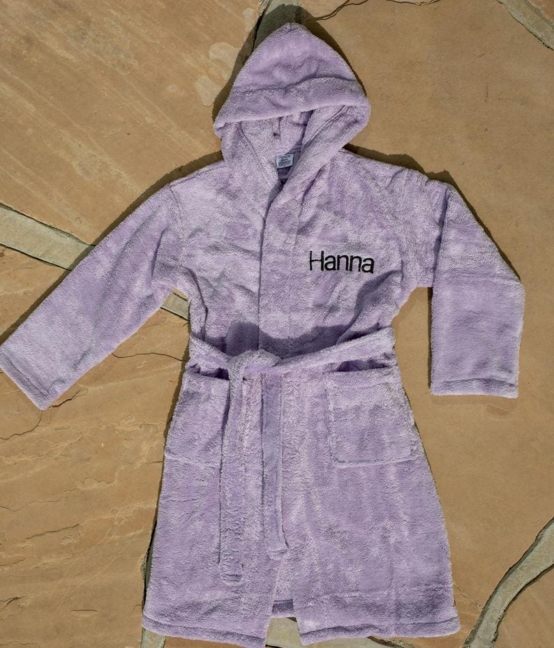 Embroidered Bathrobe