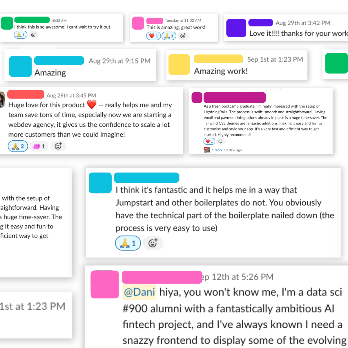 What our makers say