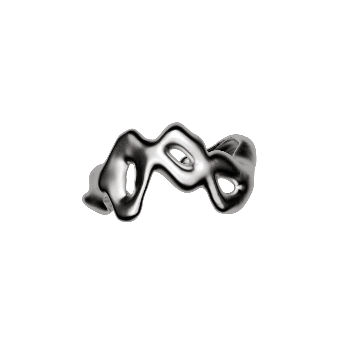 Mozab Silver Bangle 1 - Angle 3
