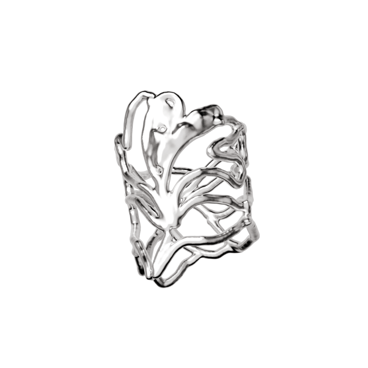 Mozab Silver Ring 5 - Angle 2