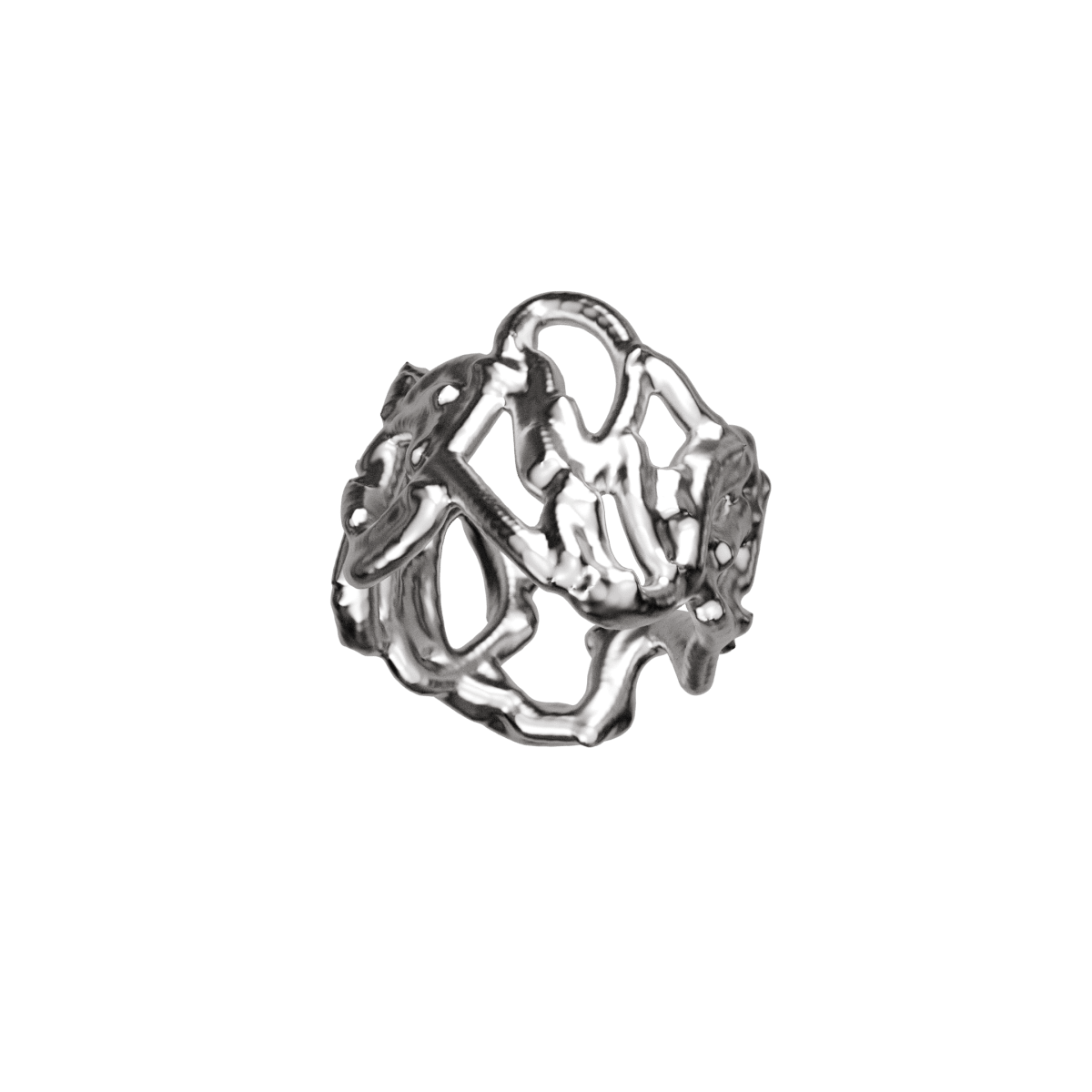 Mozab Silver Ring 15 - Angle 5