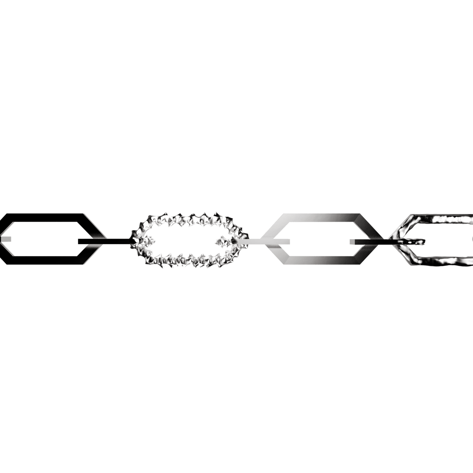 Tehran Silver Bracelet 1 - View 1