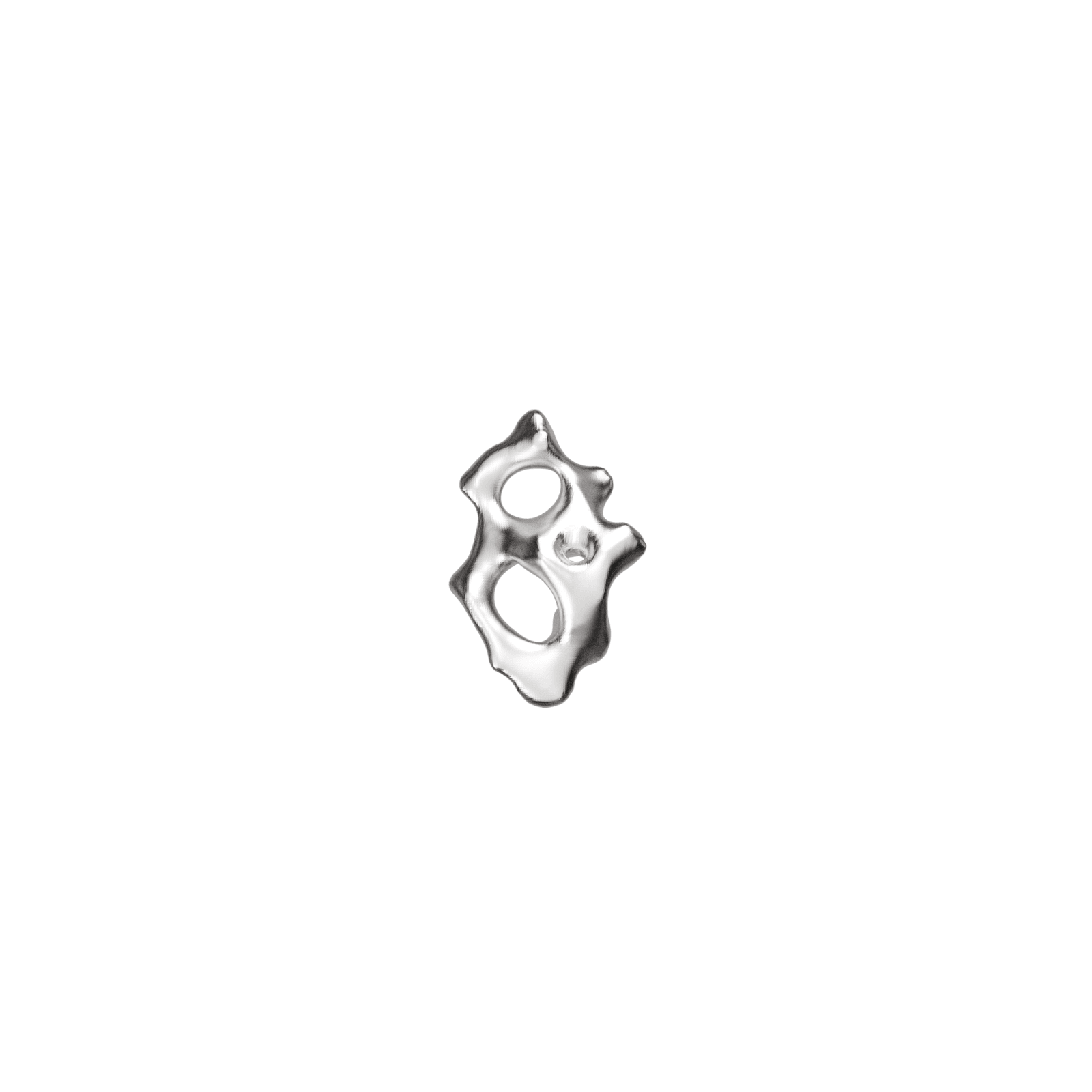 Mozab Silver Earring 9 - View 1