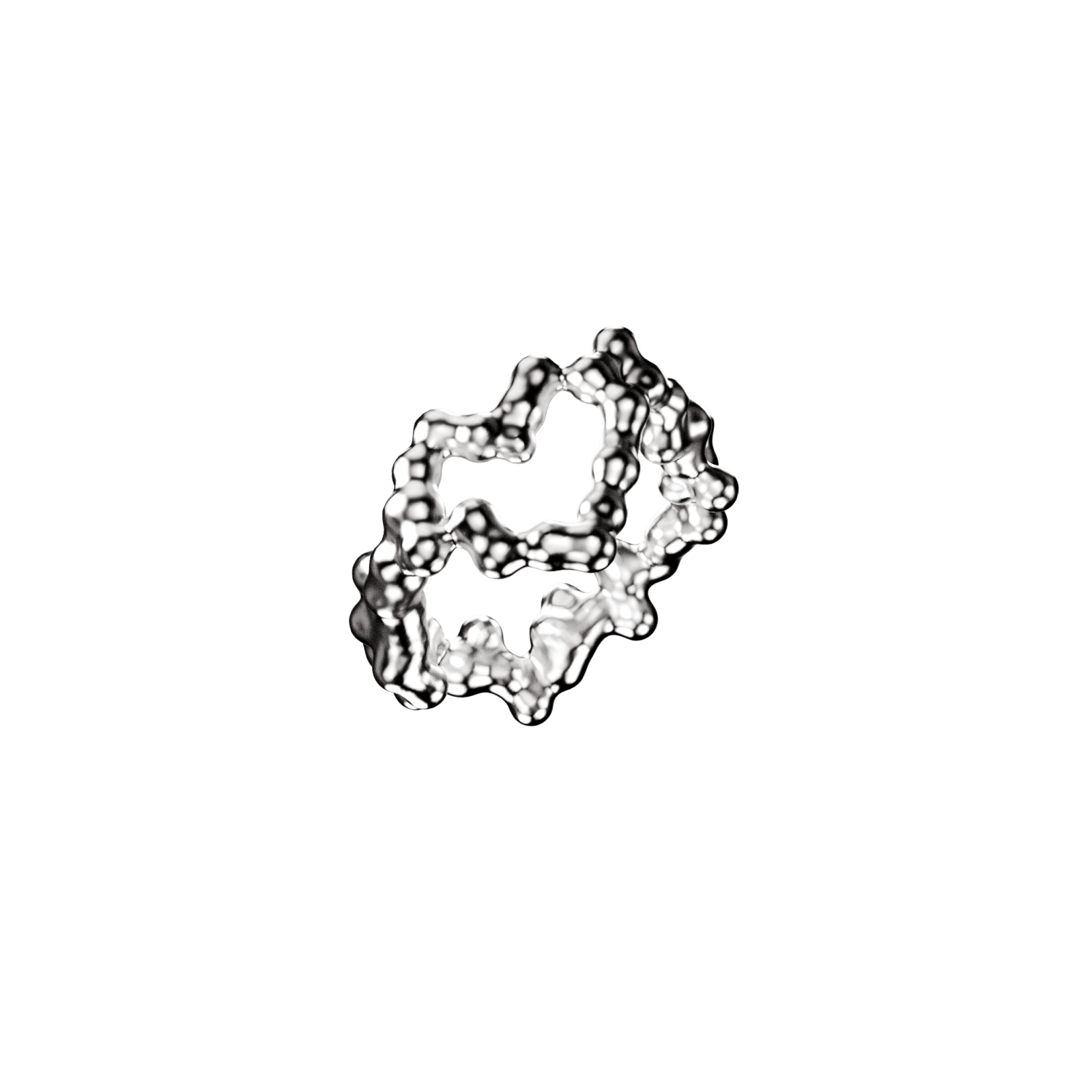 Bubble Silver Ring 1 - View 1