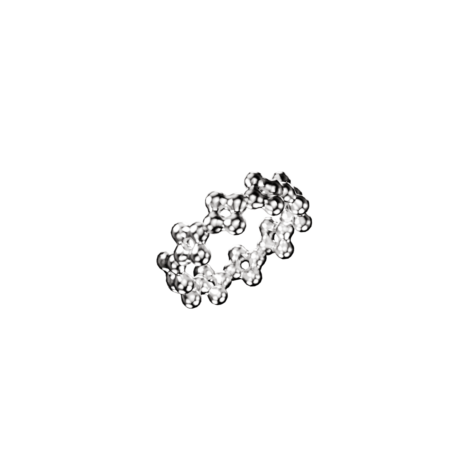 Bubble Silver Ring 2 - View 1