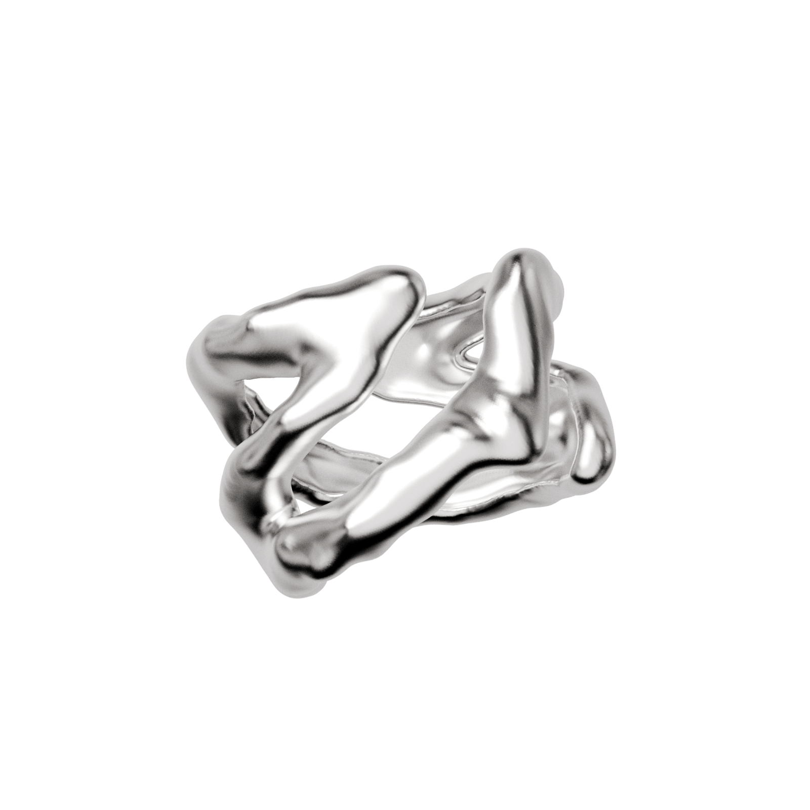 Mozab Silver Ring 8 - View 1