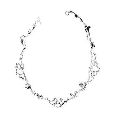 Persian Radiance Silver Necklace 1