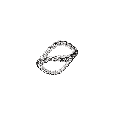Bubble Silver Ring 5