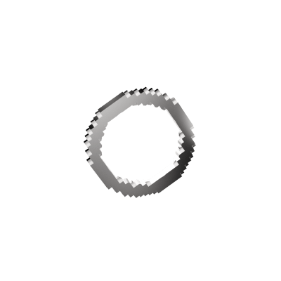 Pixel Silver Ring 1
