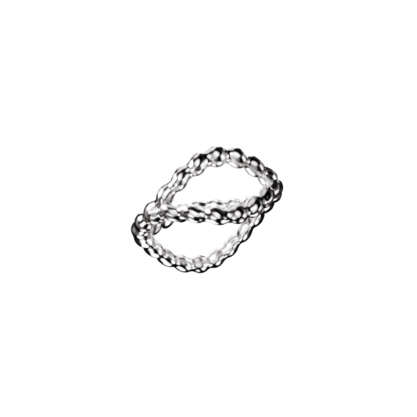Bubble Silver Ring 5