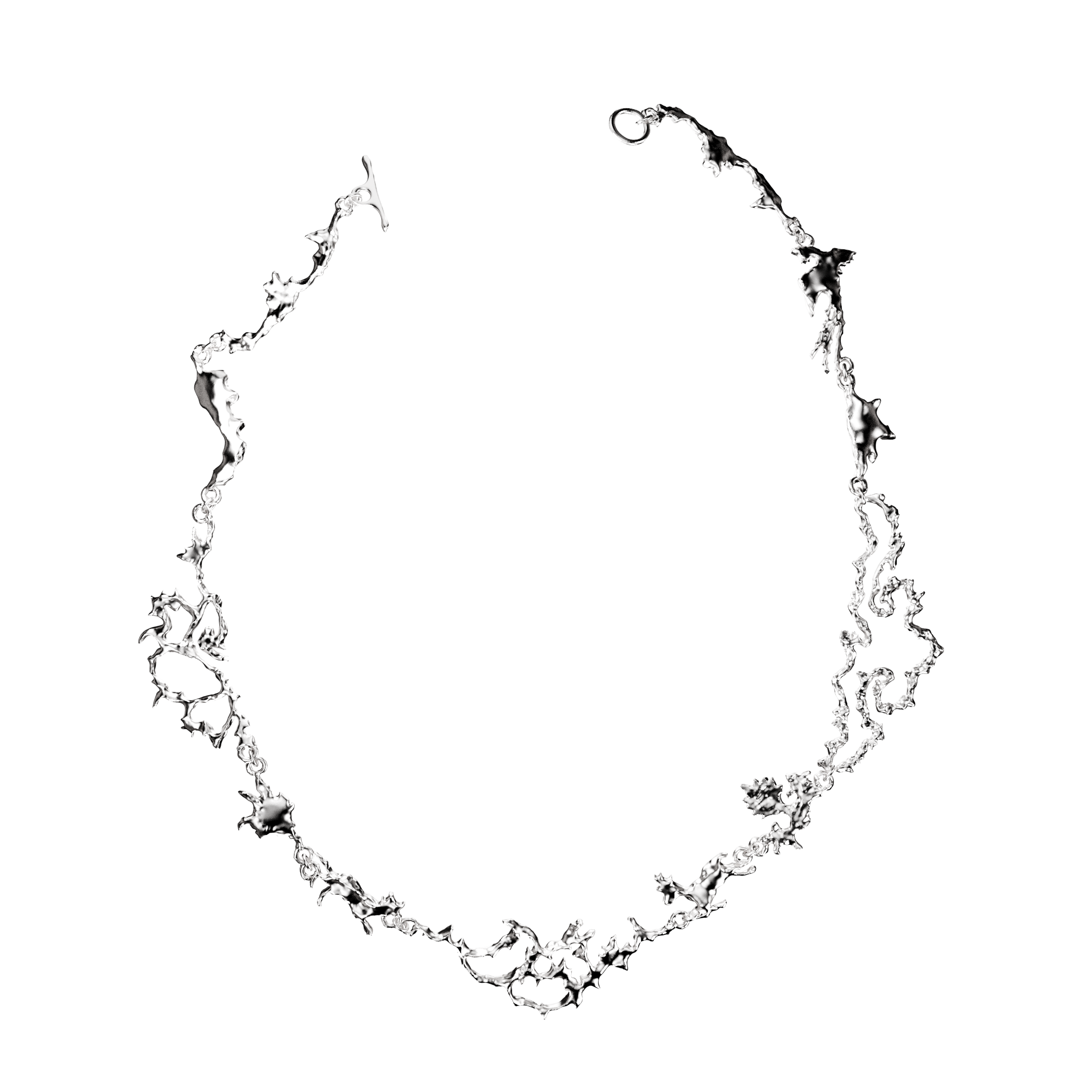 Persian Radiance Silver Necklace 1