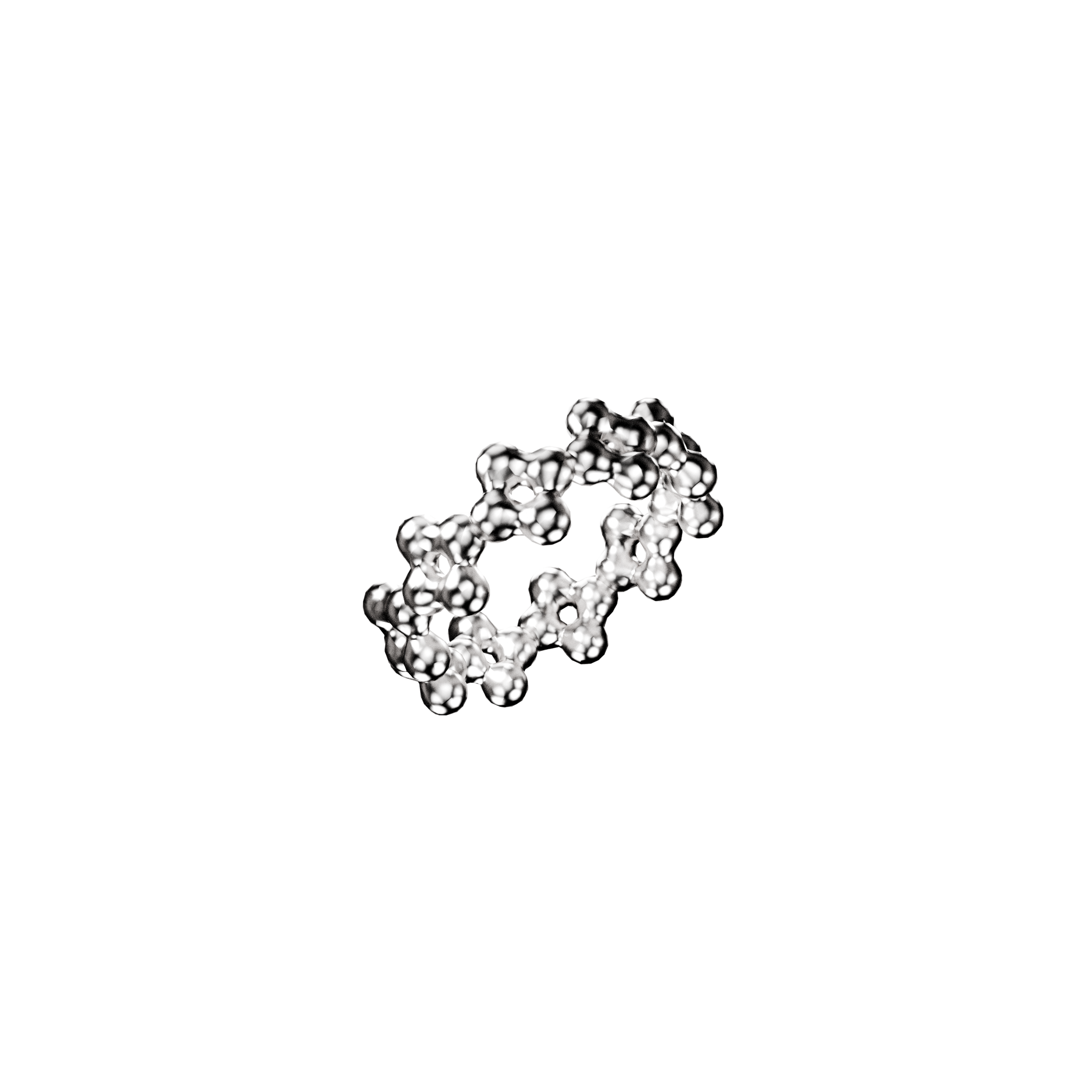 Bubble Silver Ring 2