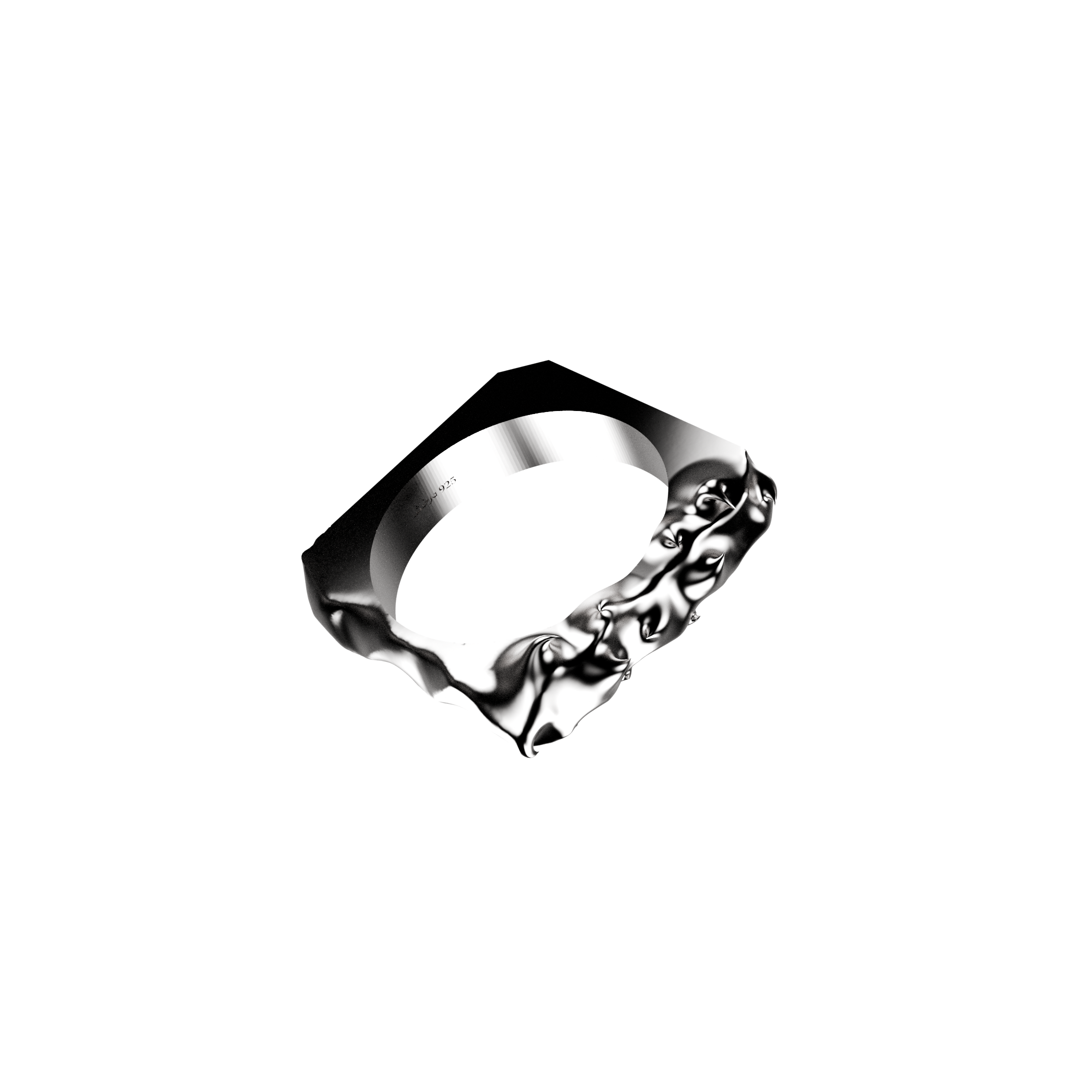 Tehran Silver Ring 4 view 3