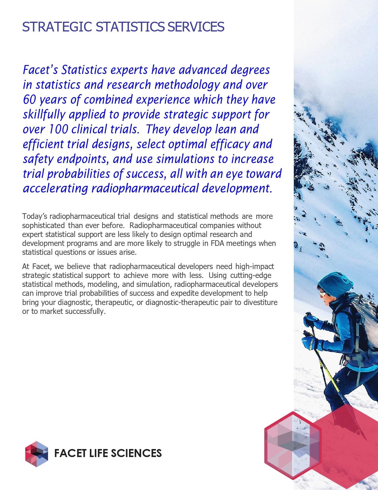 Page 5 of Facet Life Sciences brochure