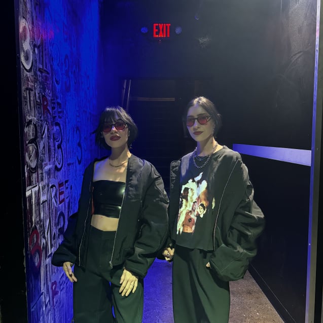 The Veronicas band wearing FL-Pro TheraSpecs during recent concerts