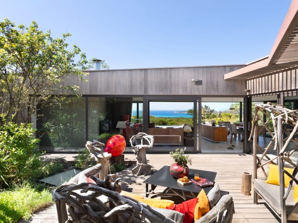 The secluded internal courtyard.