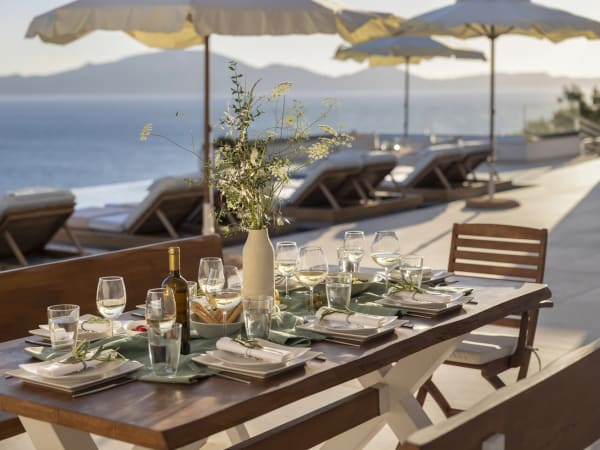 Every meal at Amiddalia is accompanied by this view.