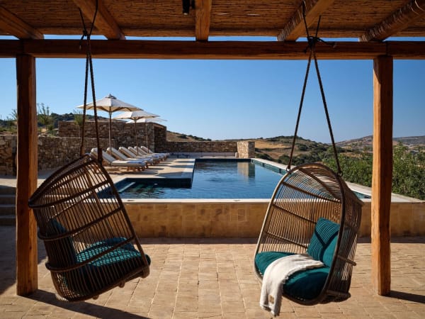 Hanging out by the main pool.