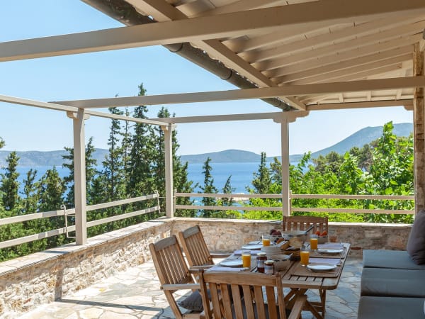 A perfect spot for an al fresco breakfast with a view.
