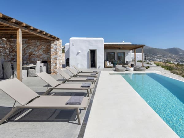 Looking towards the main house from Ramona's beautiful infinity pool.