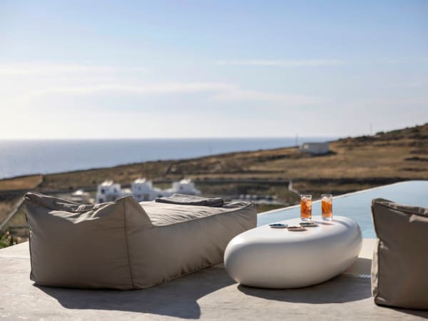 There are plenty of comfy spots around the pool.