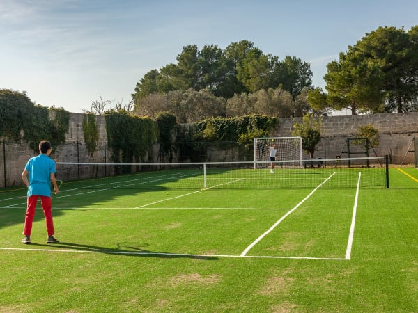 The super tennis court.