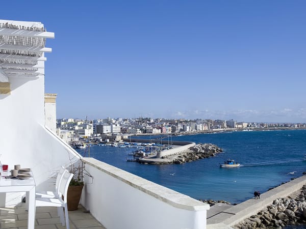 Another shot of the terrace and its views out to sea...