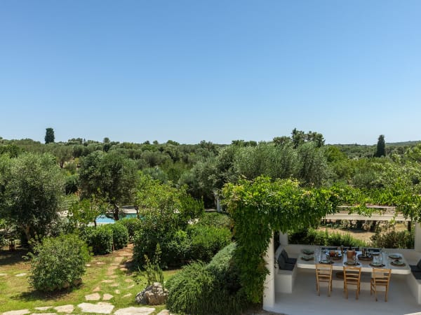 Wonderful views from the al fresco dining area.