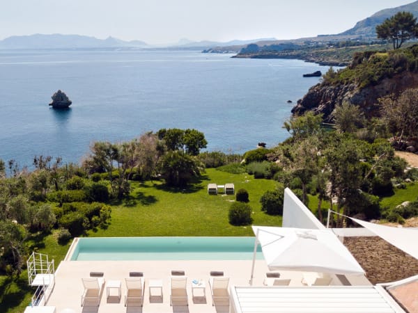The pool area with its glorious views.
