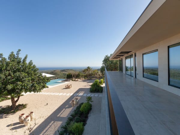 Views from outside the second double bedroom on the first floor.