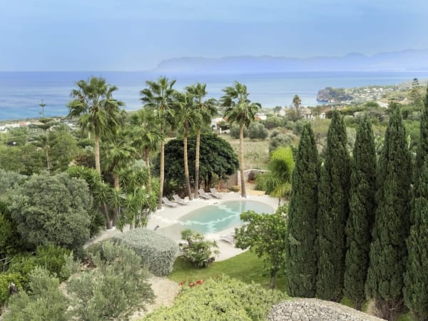 Ammalia rises in a panoramic position overlooking the sea and countryside in northwest Sicily. 