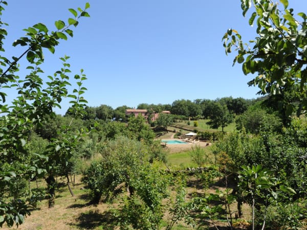 Casa Romito sits in extensive grounds.