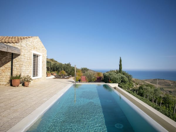 Swimming with a most remarkable view!