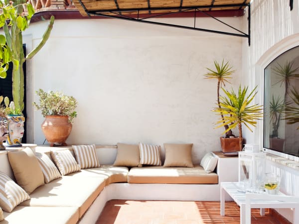 Another angle of the terrace.