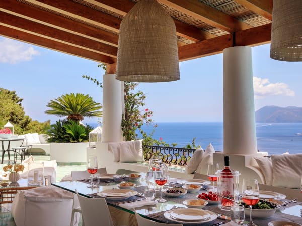 The perfect spot for dining with a view.