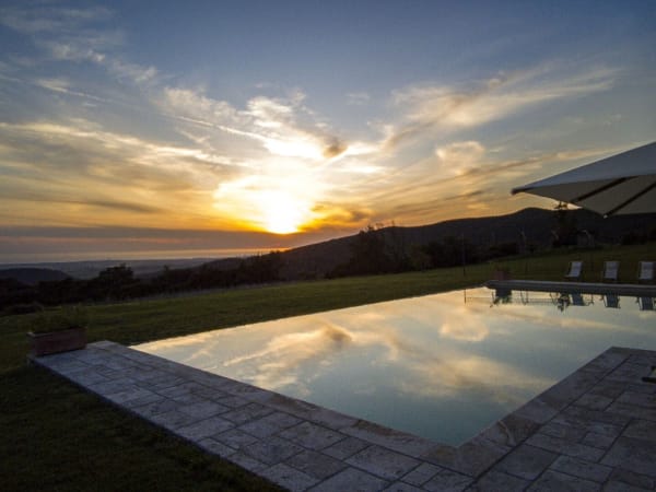 Time for a sunset swim.