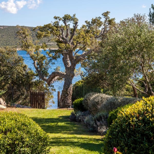 Sea views abound from the gardens.