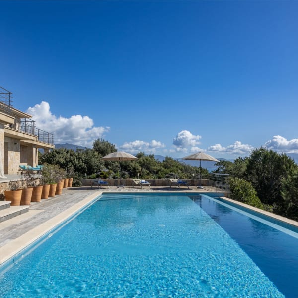 Villa Fa's gorgeous 16m-long infinity pool.