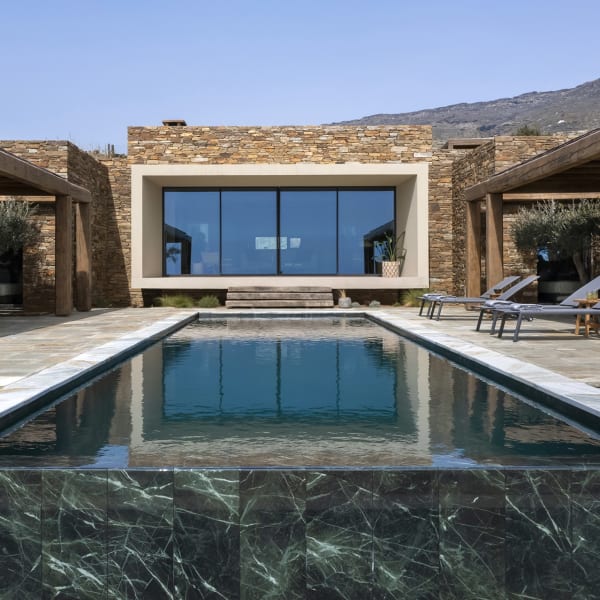 The main house and the fabulous pool area.