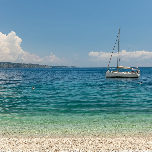 Kalami bay, a few minutes' walk away from your villa.